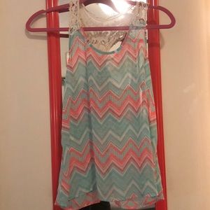 Sheer tank top